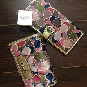Coach wallet set